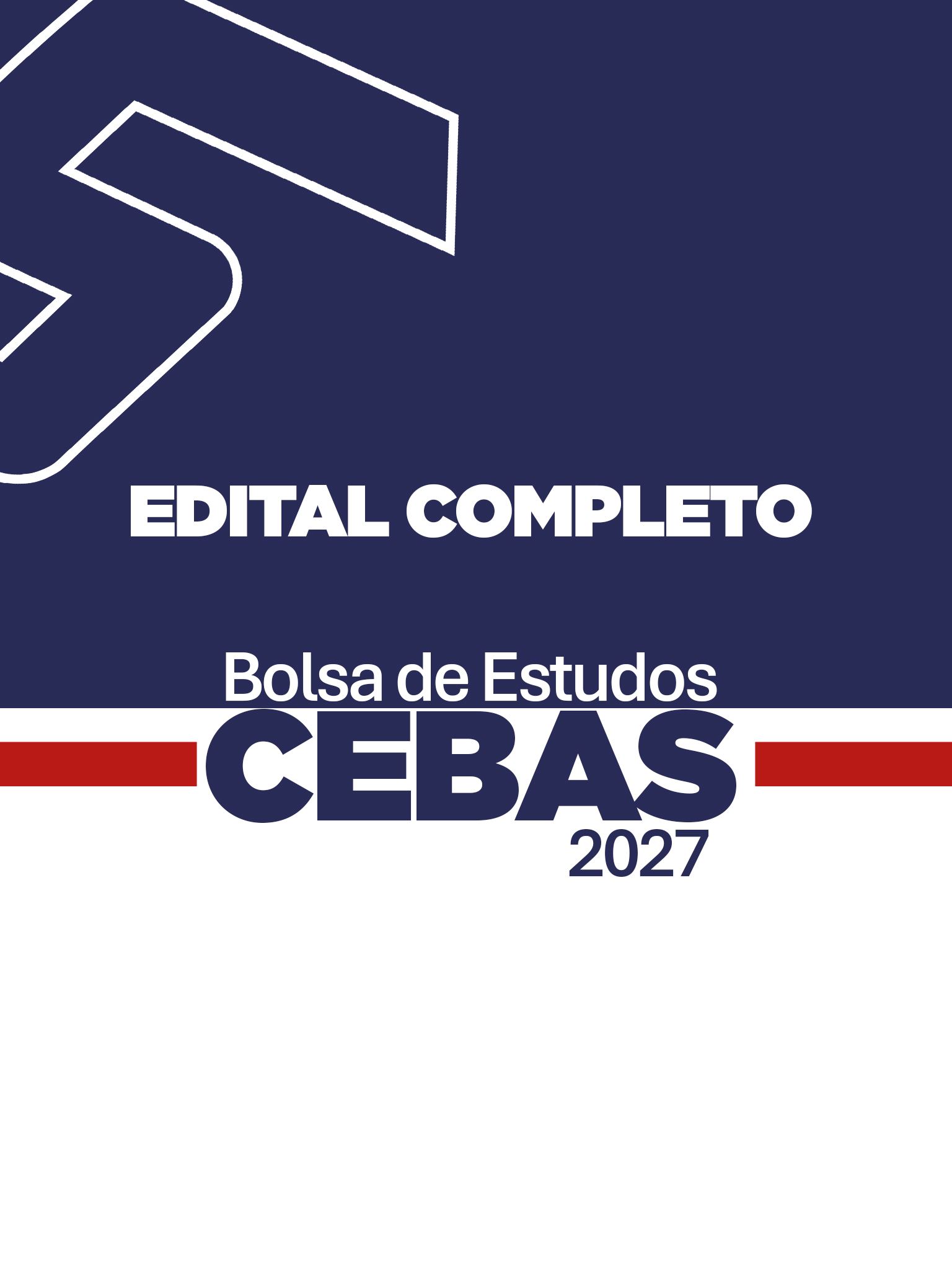 Edital CEBAS 2027